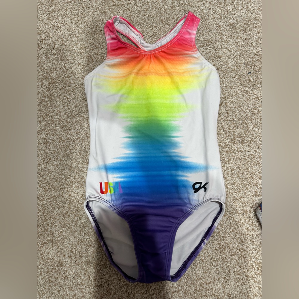 Rainbow GK Child Medium Leotard